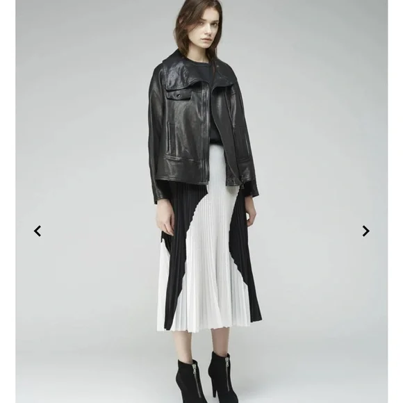 Proenza Schouler Leather Jacket Size 6 - Picture 7 of 8